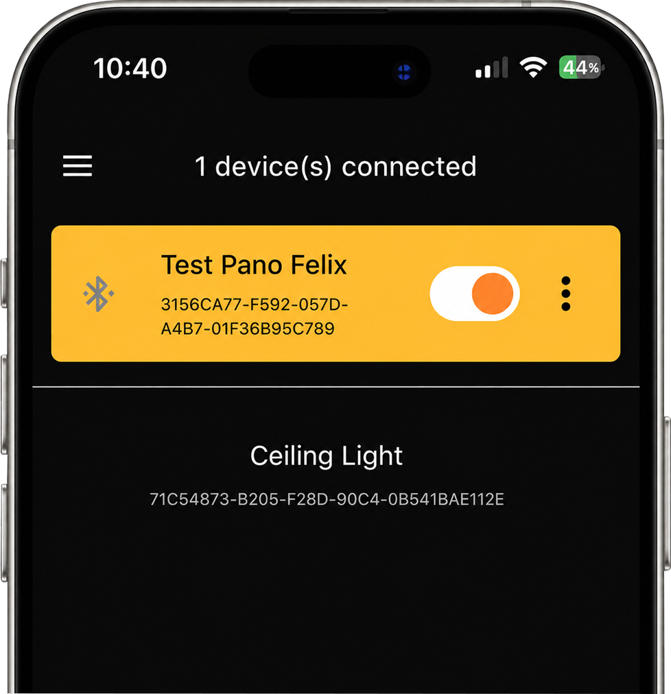 zenopix-felix-bluetooth-mobile-app-interface-easy-device-setup