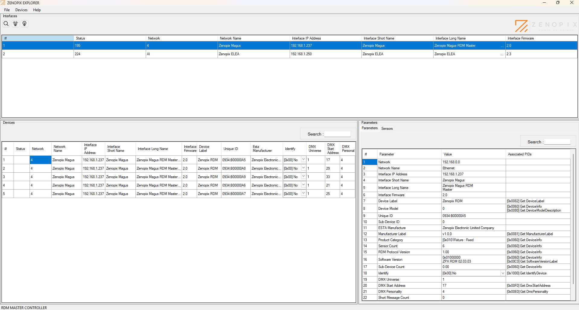 zenopix-explorer-software-central-interface-management