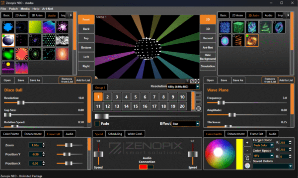 zenopix-neo-v2-software-interface-animation-mode-image